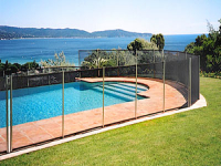 Barri�re D�montable Module de 4 Ml Noir Piscine S�curit�